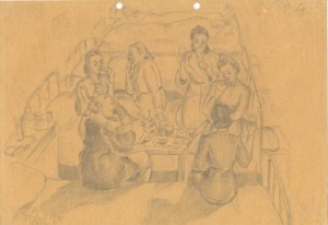 Jadwiga Tereszczenko, "Wigilia 1940 w szpitalu więziennym", Pawiak - Serbia 1940 r.