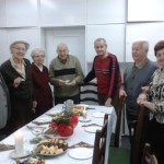 od lewej Wacław Swarcewicz, Wanda Cybulska-Swarcewicz, Stefania Grotek, Bogusław Zadrożny, Kucjan Kowalczyk, Henryk wasilewski, Longina Niedziałek