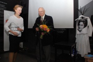 Były więzień Pawiaka Leszek Zabłocki oraz aktorka Maria Reif
